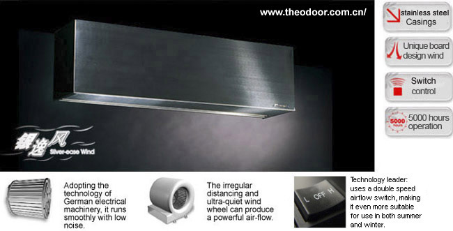  Silver-Ease Series Wind Air Curtain (Silber-Ease Serie Wind Air Curtain)