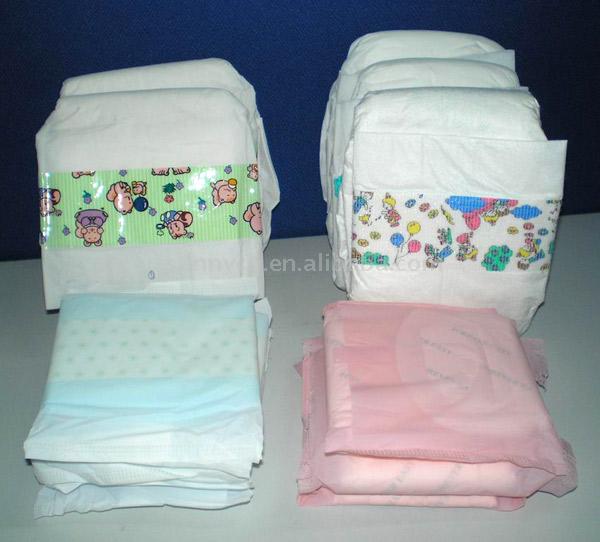 Baby Diaper, Sanitary Pads (Baby Diaper, serviettes hygiéniques)