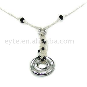  925 Silver Necklace with Onyx (925 Серебряное ожерелье с Onyx)