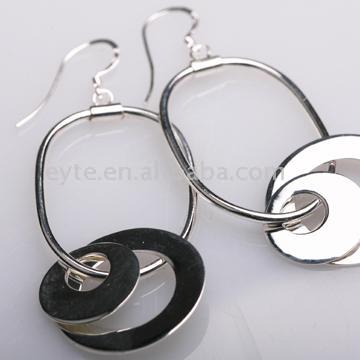  925 Silver Earrings (Серебро 925 серьги)