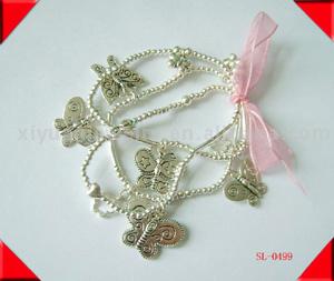  Butterfly Silver Color Bracelet (Butterfly couleur Silver Bracelet)