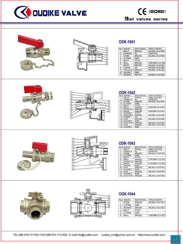  Brass Ball Valve (Латунные шаровые краны)