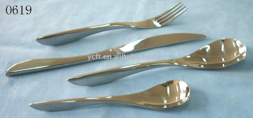  Stainless Steel Flatware (0619) (Couverts de table en acier inoxydable (0619))