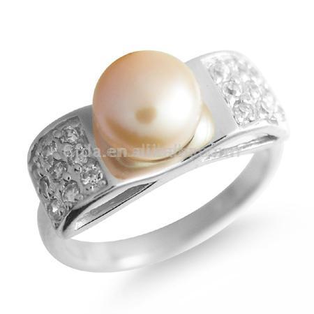  925 Sterling Sliver Pearl Ring (925 Slivoïde Pearl Ring)