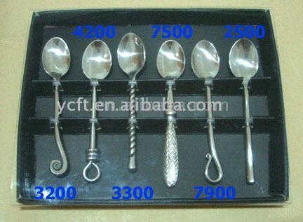  Stainless Steel Coffee Spoons (Нержавеющая сталь кофейные ложечки)