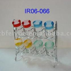  Glass Condiment Bottle (IR06-066) (Glas Gewürz Flasche (IR06-066))