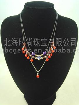  Jequirity Necklace (1033) (Jequirity Collier (1033))