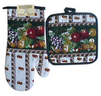  Oven Mitt & Potholder (Four Mitt & Potholder)