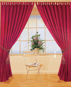  Polycotton 2pc Window Curtain Set