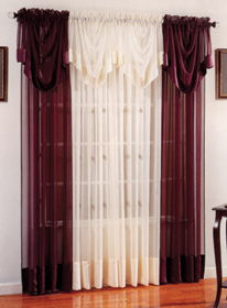  Voile Window Curtain with Spot (Voile Rideau de fenêtre avec Spot)