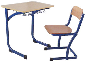  Student Single Desk & Chair (Студенческие Единого бюро & Председатель)