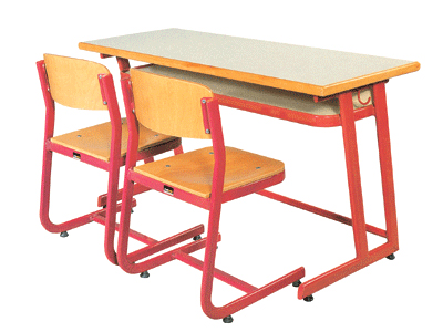  Student Double Desk & Chair ( Student Double Desk & Chair)