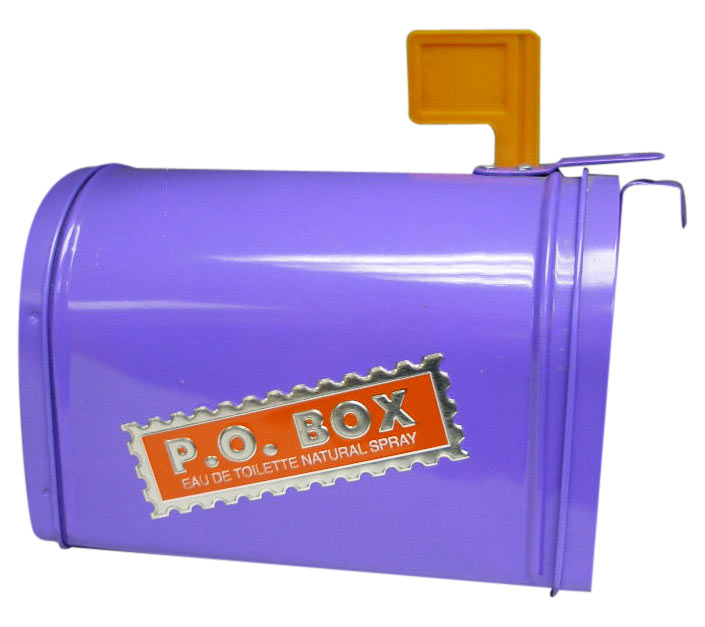 Tin-Mail-Box mit Klappdeckel und Kunststoff-Flag (Tin-Mail-Box mit Klappdeckel und Kunststoff-Flag)