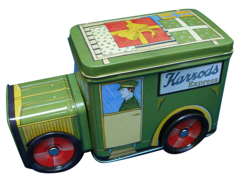  Tin Truck Box with 4 Wheels and a Separate Lid (Tin Box грузовик с 4 колесами и отдельную крышку)