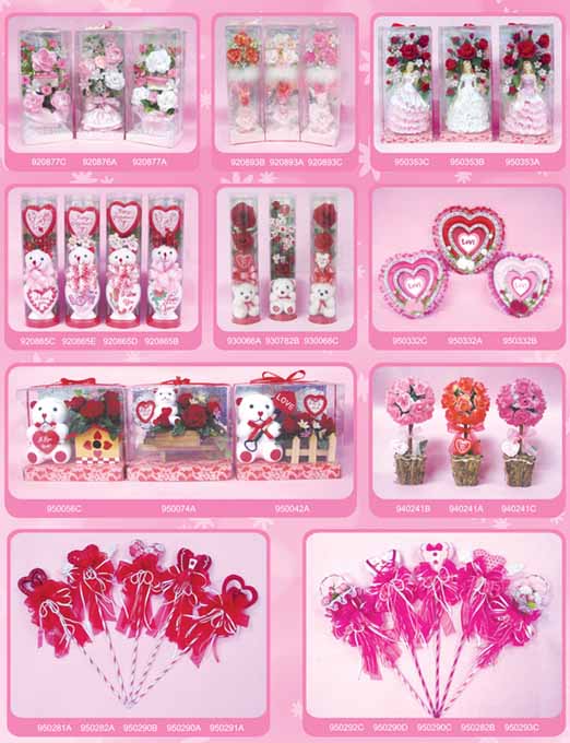  Valentine`s Day Flower Stick ( Valentine`s Day Flower Stick)