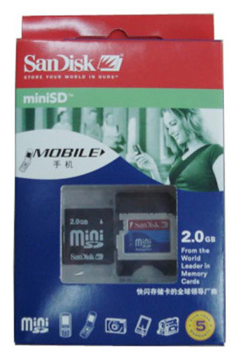  SanDisk Mini SD Card 2GB (SanDisk Mini SD Card 2GB)