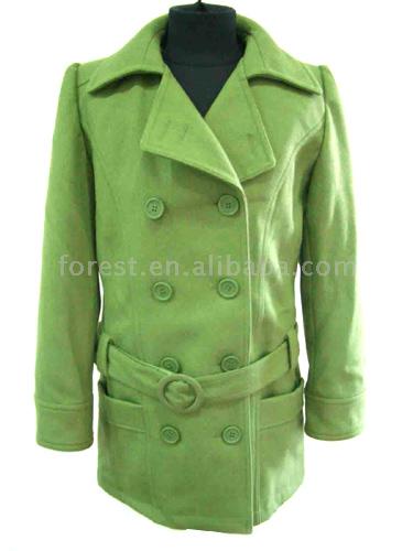  Ladies` Melton Coat (Ladies `Melton Coat)