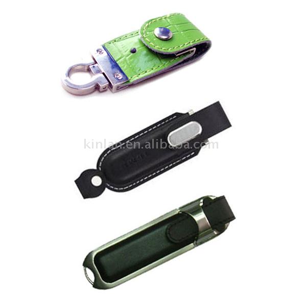  USB Flash Drive with Leather Case Capacity 4GB (USB Flash Drive с Leather Case 4Гбайт)