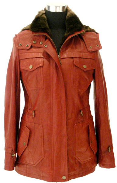  Women`s Lamb Leather Coat (Women`s Lamb Leather Coat)