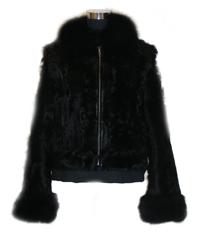  Women`s Lamb Fur Coat