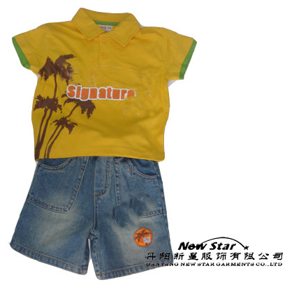  Children`s T-Shirt and Shortall ( Children`s T-Shirt and Shortall)