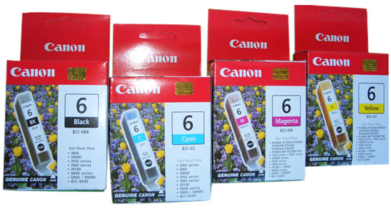  Canon Compatilbe Cartridge (6M, 6C, 6Y, 6BK) (Canon Compatilbe картриджей (6M, 6C, 6Y, 6BK))