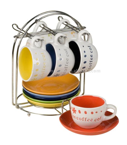  6pcs Cup and Saucer Sets (6pcs чашка с блюдцем наборы)