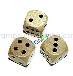  Wooden Dices (Cubes de bois)