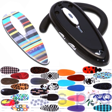  BT160 Bluetooth Headset with Included 33 Interchangeable Faceplate (BT160 Bluetooth Headset avec Faceplate inclus 33 interchangeables)