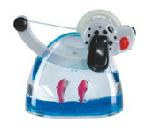  Liquid Acrylic Dog Shape Tape Dispenser with Floater (Жидкие акриловые Собака форма Tape диспенсер с Floater)