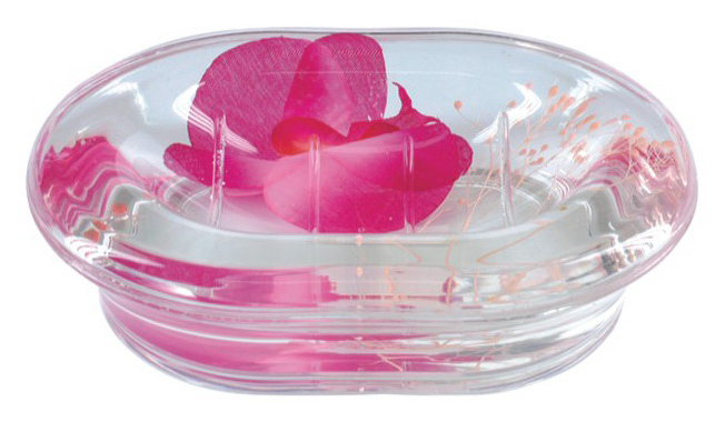  Oval Shape Acrylic Soap Dish with Novel Floater Inside (Овальная акриловая Мыльница с новыми Floater Inside)