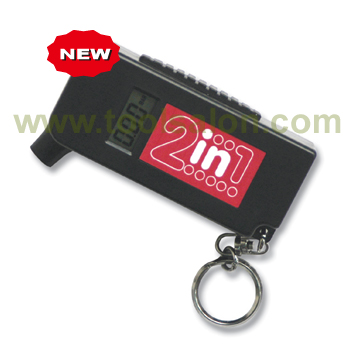  2-In-1 Digital Tire Gauge (2-en-1 Digital Tire Gauge)