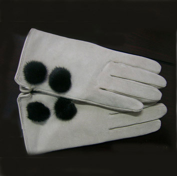  Fashionable Lady`s Leather Glove ( Fashionable Lady`s Leather Glove)