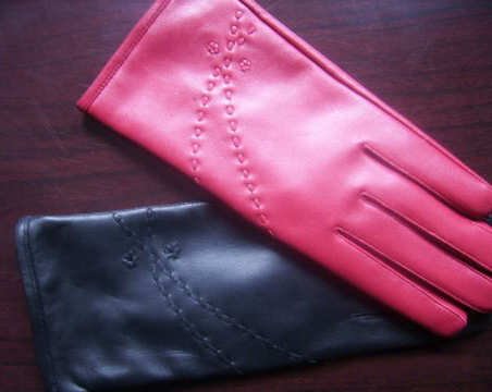  Fashionable Lady`s Leather Glove ( Fashionable Lady`s Leather Glove)