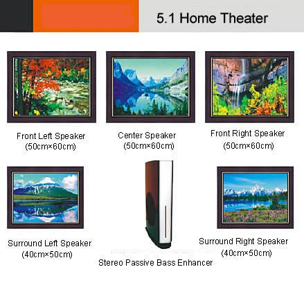  Home Theater Panel Speaker (Home Theater-parleurs plats)