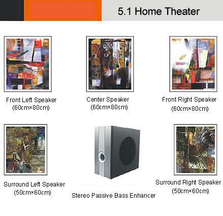  Home Theater Panel Speaker (Home Theater-parleurs plats)