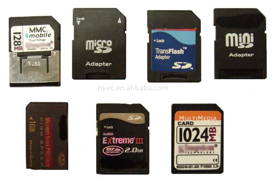  Memory Cards (Cartes mémoire)