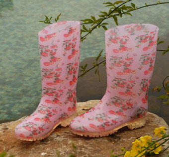  PVC Color Rain Boot (ПВХ цвет Дождь Boot)