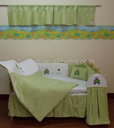 frog crib bedding