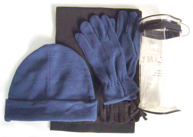  Hat, Gloves and Scarf Fleece Set for Adult (Chapeau, gants et écharpe en polaire Set for Adult)