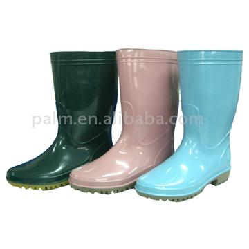  2 Colours Adult PVC Rain Boots (2 Colours adultes Rain PVC Bottes)