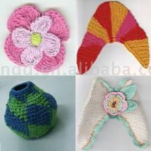  Crochet Upper and Flower (Вязание крючком и Верхней Цветочные)