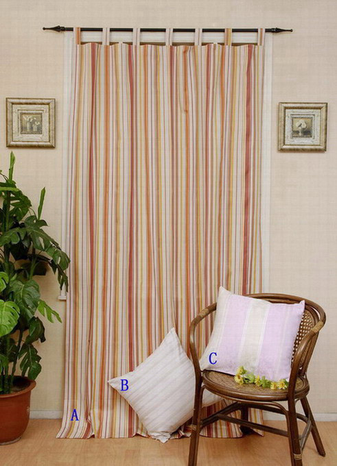  Yarn Dyed Poly-Cotton Window Curtain (Fils teints en poly-coton Rideau de fenêtre)