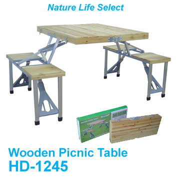  Wooden Portable Picnic Table ( Wooden Portable Picnic Table)