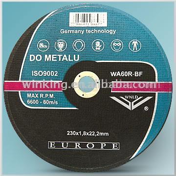  Flat Cutting Wheel for Stainless Steel (Flat roue de coupe pour l`Acier Inoxydable)