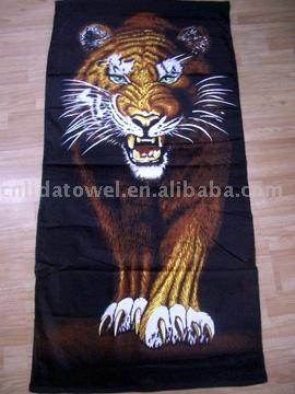  Beach Towels-Velour & Reactive Printed (Serviettes de plage-Velour & Reactive Imprimé)