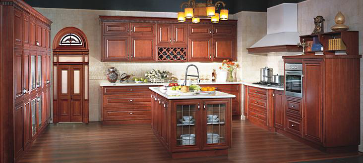  Solid Wood Kitchen Cabinet