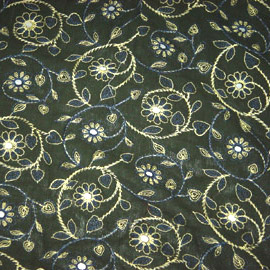  Allover Bore Embroidery Cotton Fabric (Allover Диаметр Вышивка хлопчатобумажная ткань)