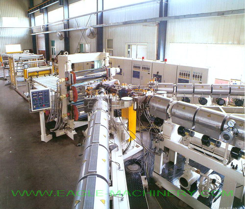  Five/Seven Layer Co-Extrusion Barrier Sheet Line (Cinq / Sept couche de Co-extrusion Barrière Sheet Line)