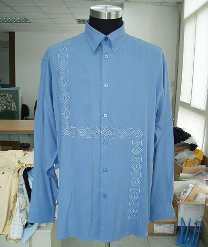 Men`s Silk Embroidery Shirt (Men`s Silk Embroidery Shirt)